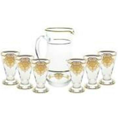CLASSIC TOUCH DECOR Tumblers with 14K Gold Design - Assorted, 6PK CMC731